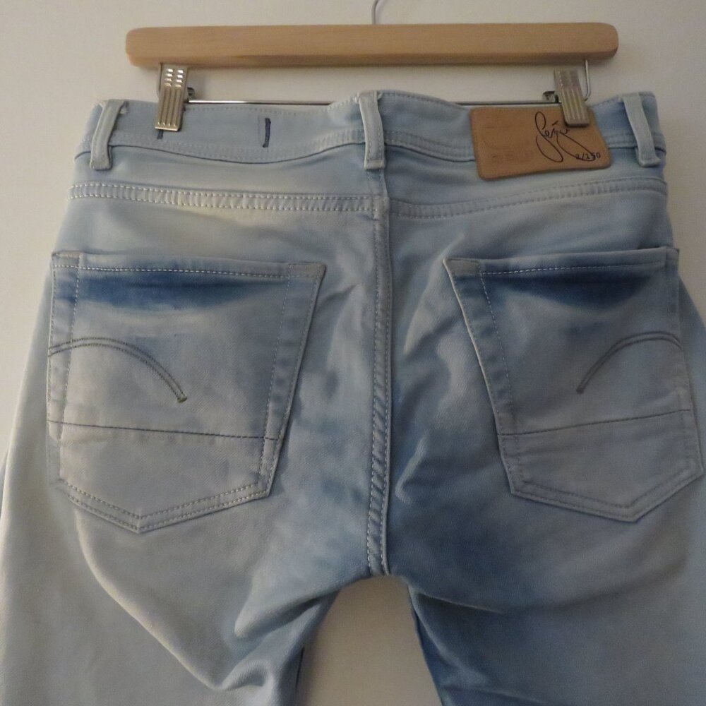 G-STAR RAW 3301 Raw Tailored Limited Edition Selvedge Jeans - Men's Size 32 - Picture 9 of 13